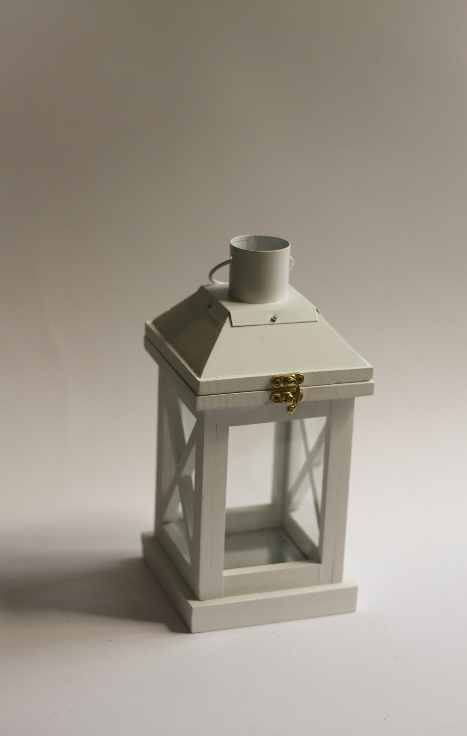 Fehér lámpás - 26 x 12,5 cm