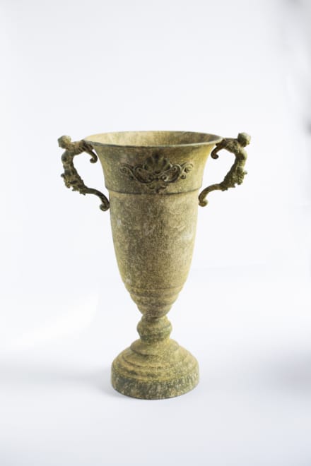 Talpas kaspó - fém - 44 cm