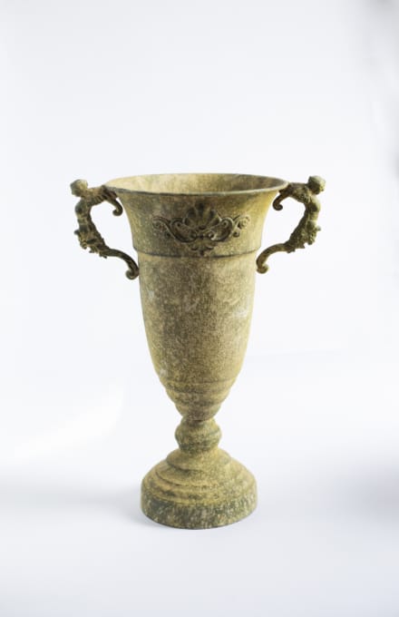 Talpas kaspó - fém - 44 cm