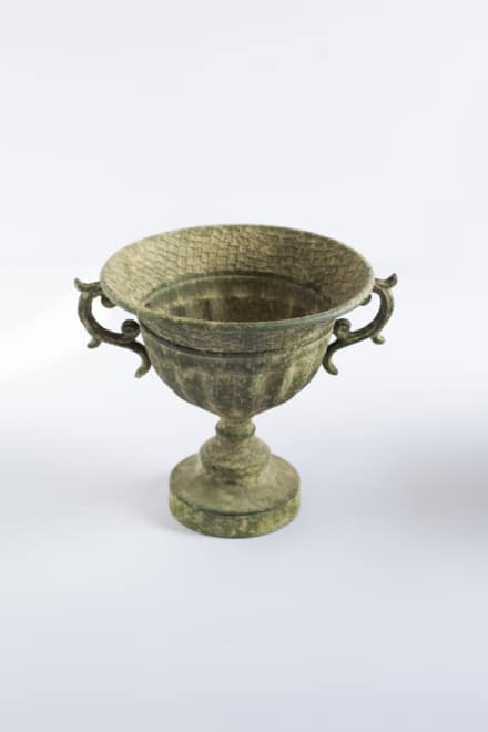 Talpas kaspó - fém - 24 cm