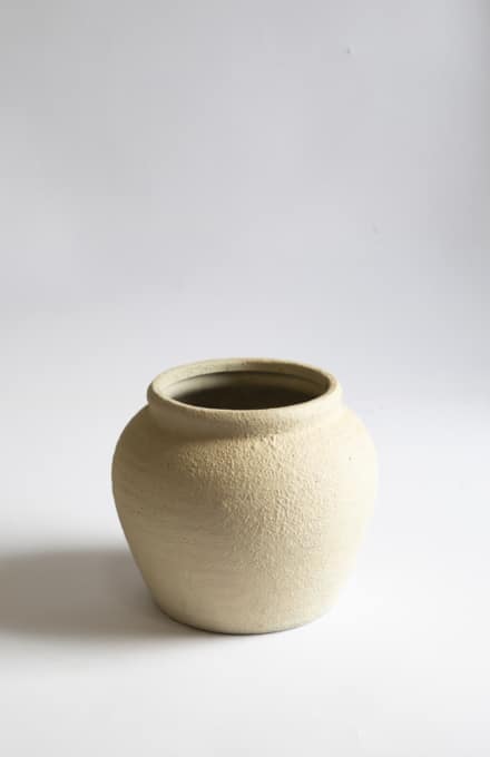 Kőváza - 20 cm - bézs