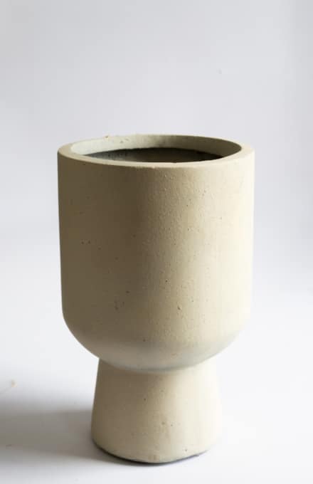 Kőváza - 40 cm - bézs