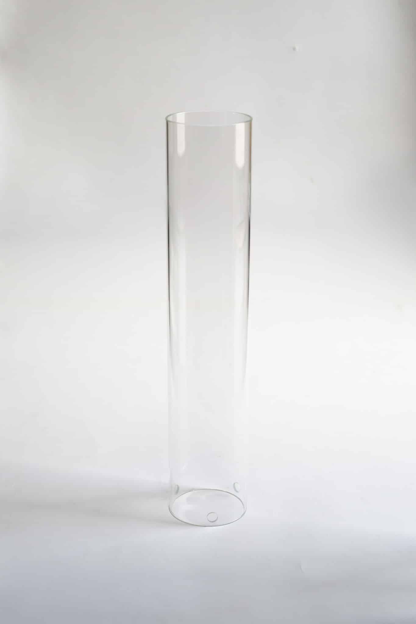 Üveg henger gyertyatartó / lángvédő 45 cm - Image 3